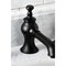 Kingston Brass KC7060PKL Duchess Widespread Bathroom Faucet W/Brass Pop-Up, Matte Blk KC7060PKL - alternate 5